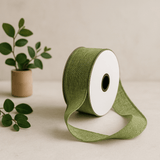 Ribbon Roll Natural Texture 38mm x 20m Moss - SHAMTAM.COM