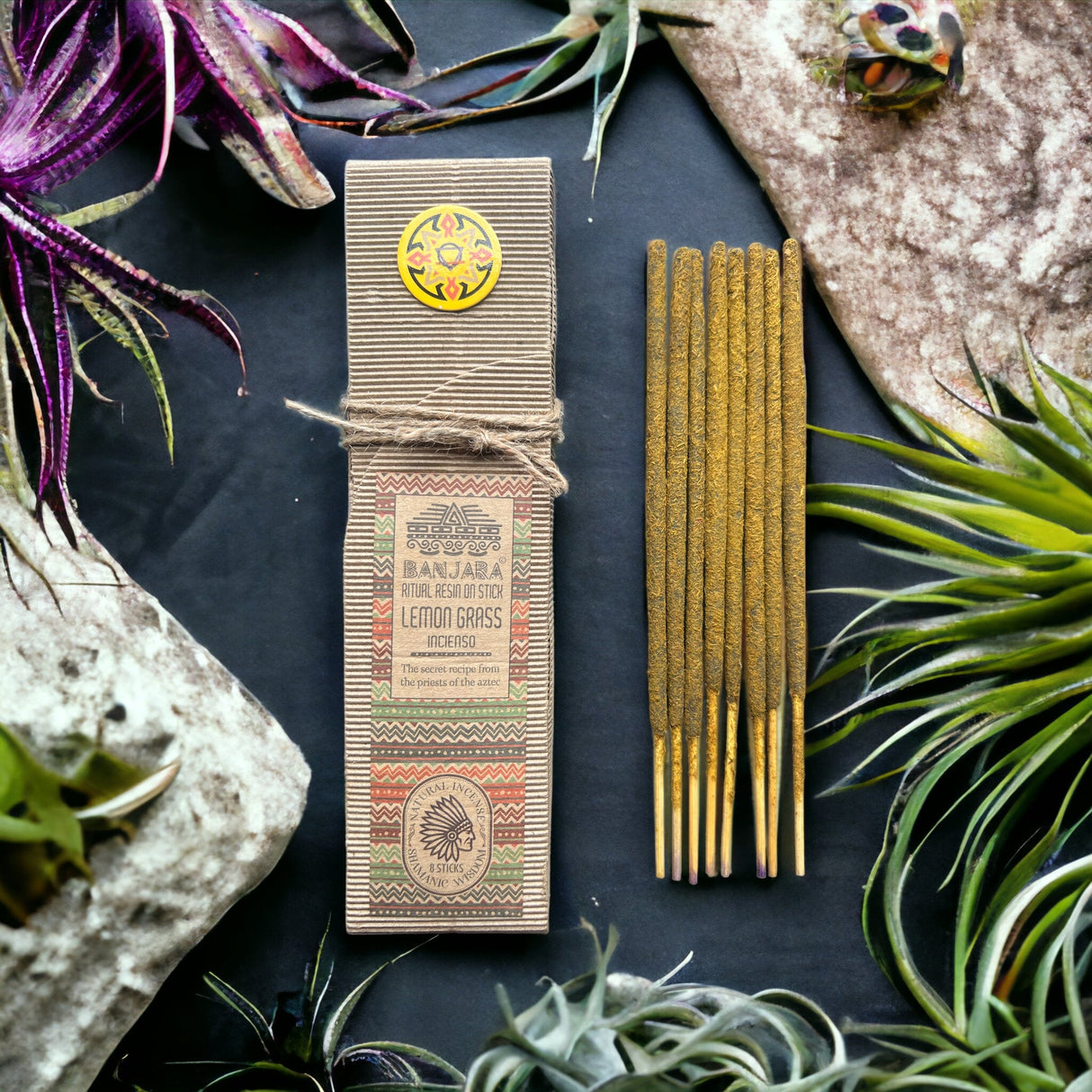 Lemon Grass Incense - Ritual Resin on Stick - SHAMTAM.COM