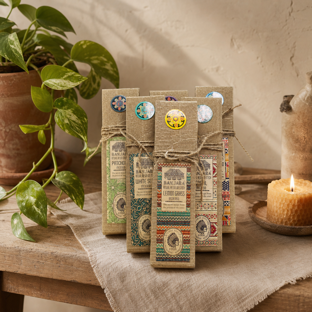 Ritual Resins on Stick - Starter Set No.2 — styled in a warm, naturally lit interior
