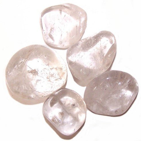 Rock Crystal Tumbled Stones - Crystals Gemstones - SHAMTAM.COM