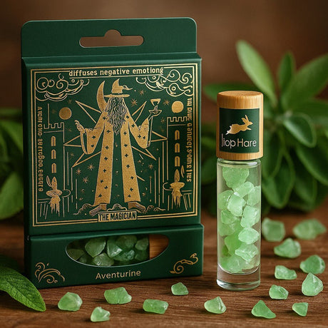 Roll - On Perfume Oil Green Aventurine Magician Hop Hare - SHAMTAM.COM