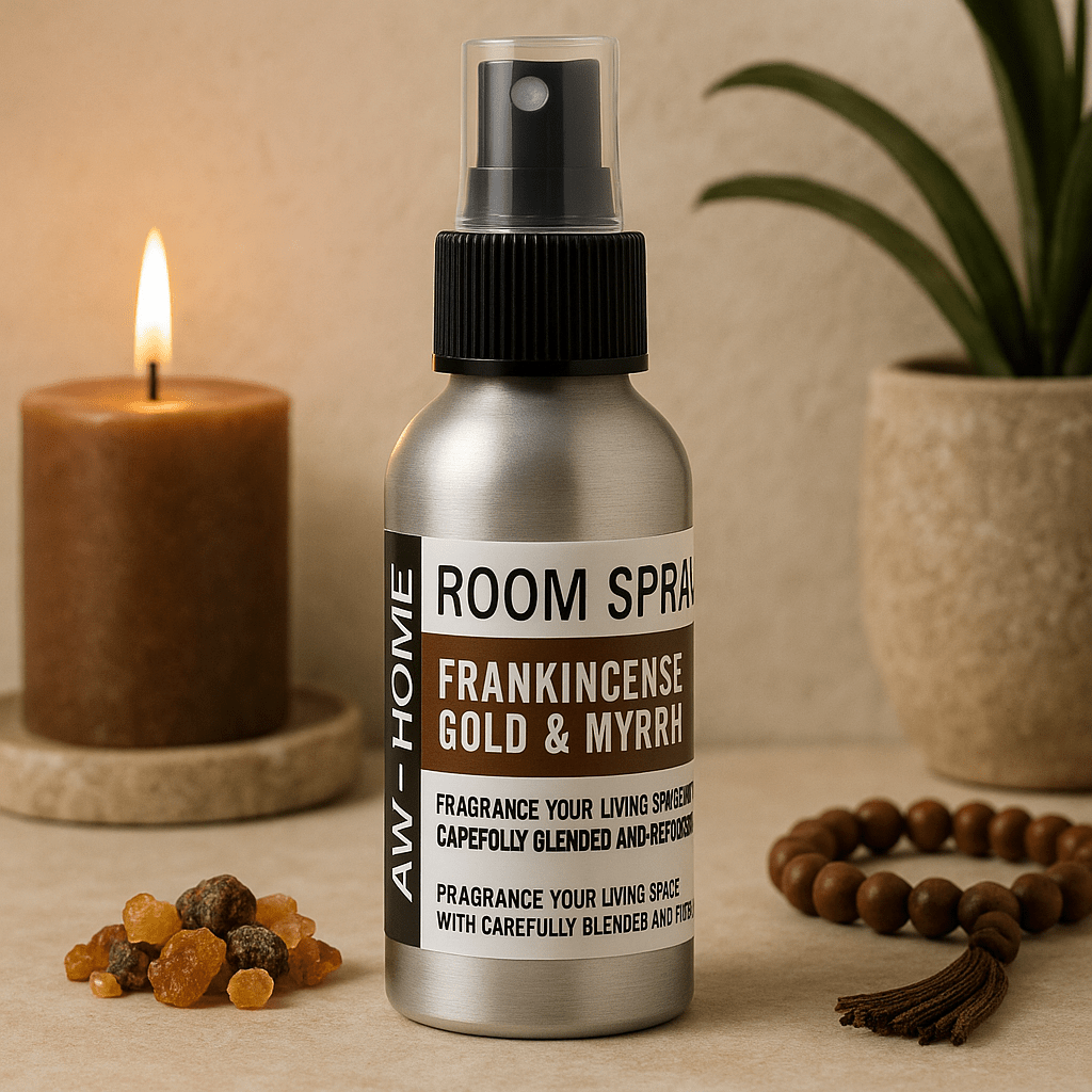 Room Spray Gold Frankincense and Myrrh 100ml - SHAMTAM.COM