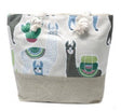 Rope Handle Bag - Llamas - SHAMTAM.COM