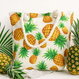 Rope Handle Bag, Pineapples - SHAMTAM.COM