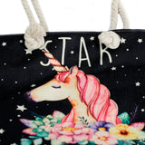 Rope Handle Bag - Star Keeper Unicorn - SHAMTAM.COM