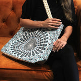 Rope Handle Mandela Bag - Deep Blue - SHAMTAM.COM