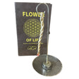 Flower of Life Rope Incense and Silver Plated Burner Set - SHAMTAM.COM