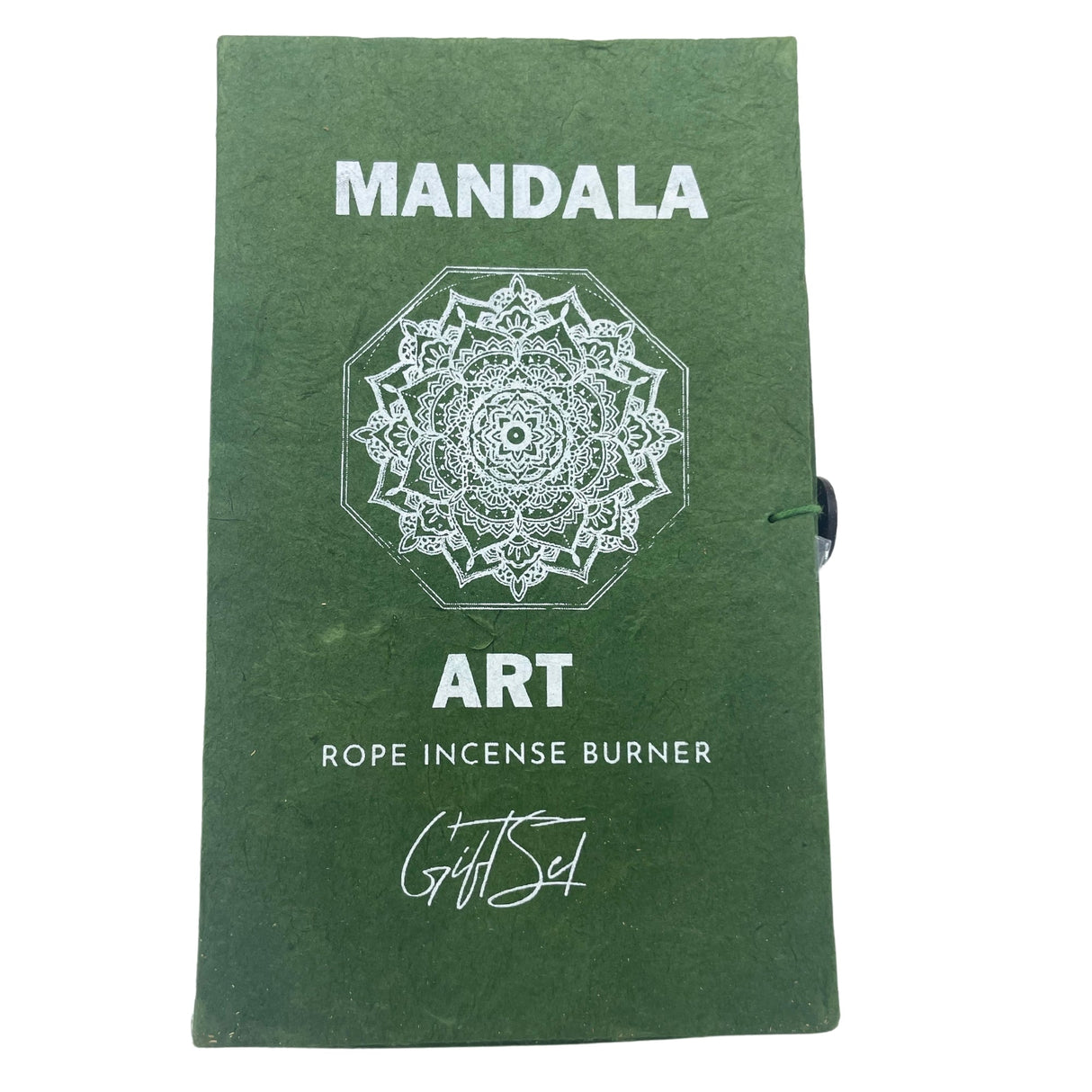 Mandala Flower Rope Incense and Silver Plated Burner Set - SHAMTAM.COM