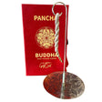 Pancha Buddha Rope Incense and Silver Plated Burner Set - SHAMTAM.COM