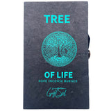 Tree of Life Rope Incense and Silver Plated Burner Set - SHAMTAM.COM