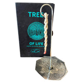 Tree of Life Rope Incense and Silver Plated Burner Set - SHAMTAM.COM