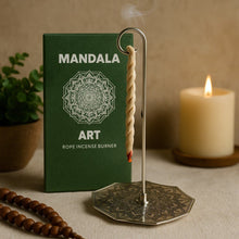 Rope Incense Burner Set Silver Plated 10 Ropes - SHAMTAM.COM