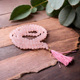 108 Bead Mala - Rose Quartz Japa Mala - SHAMTAM.COM