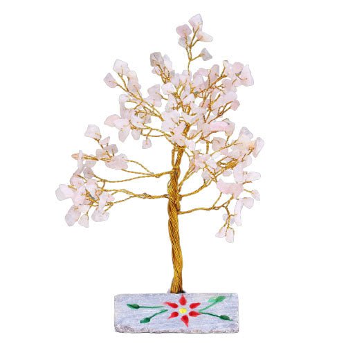 Rose Quartz Tree - 160 Gemstones - SHAMTAM.COM