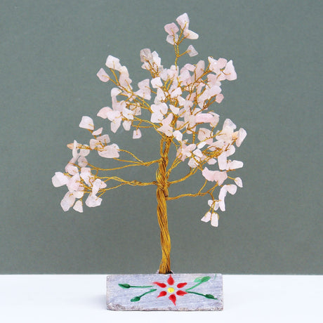 Rose Quartz Tree - 160 Gemstones - SHAMTAM.COM