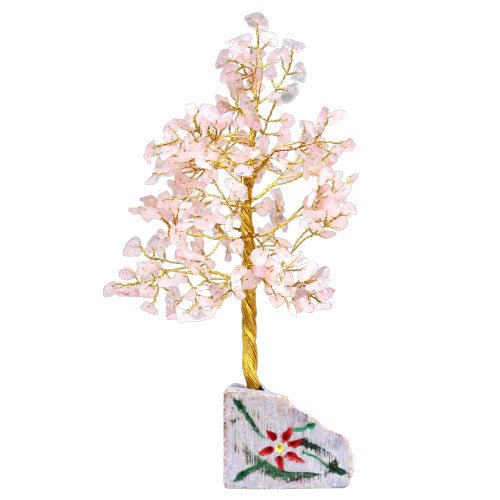 Rose Quartz Tree - 320 Gemstones - SHAMTAM.COM