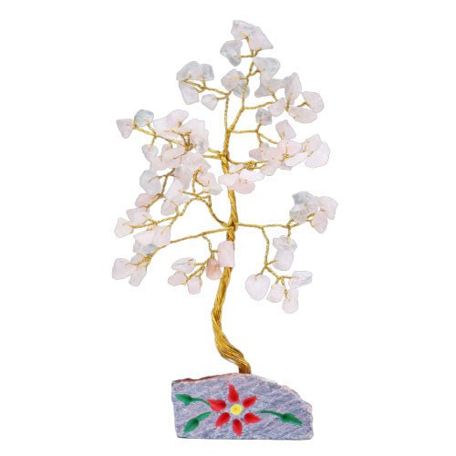 Rose Quartz Tree - 80 Gemstones - SHAMTAM.COM