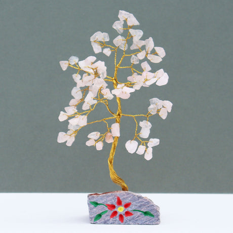 Rose Quartz Tree - 80 Gemstones - SHAMTAM.COM