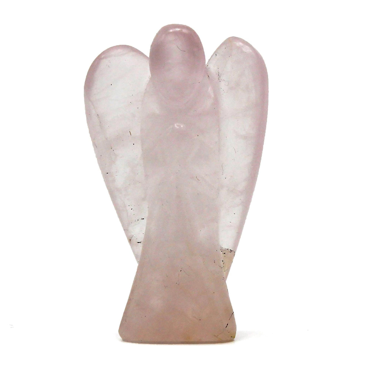 Rose Quartz Angel Crystal Gemstone Hand Carved - SHAMTAM.COM