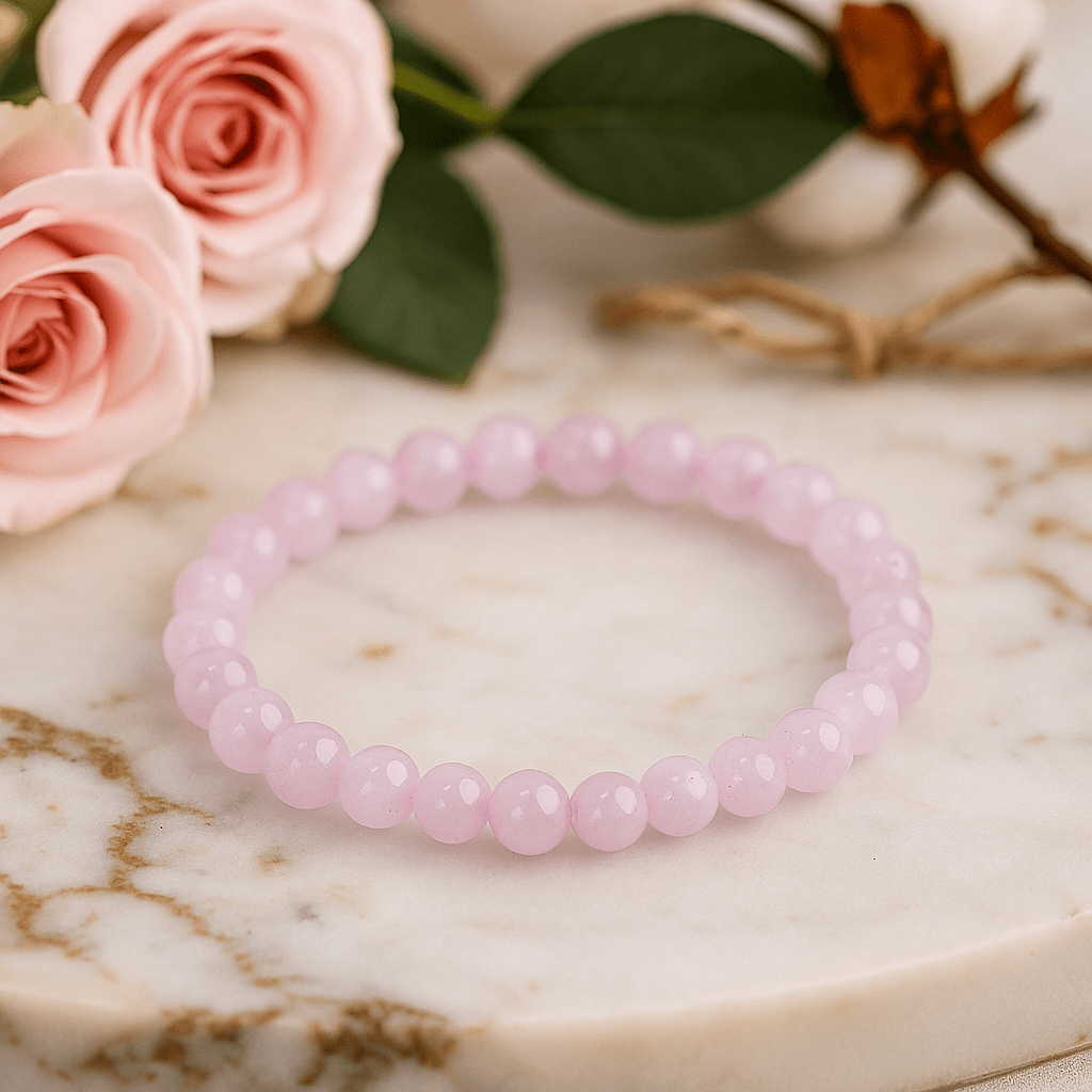 Rose Quartz Bracelet Crystal Gemstone - SHAMTAM.COM