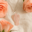 Rose Quartz Crystal Guardian Angel Pendant - SHAMTAM.COM