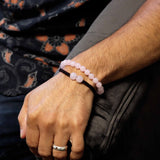 Rose Quartz Double Power Bracelets Gemstone - SHAMTAM.COM