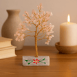 Rose Quartz Gemstone Tree, 160 Gemstones - SHAMTAM.COM