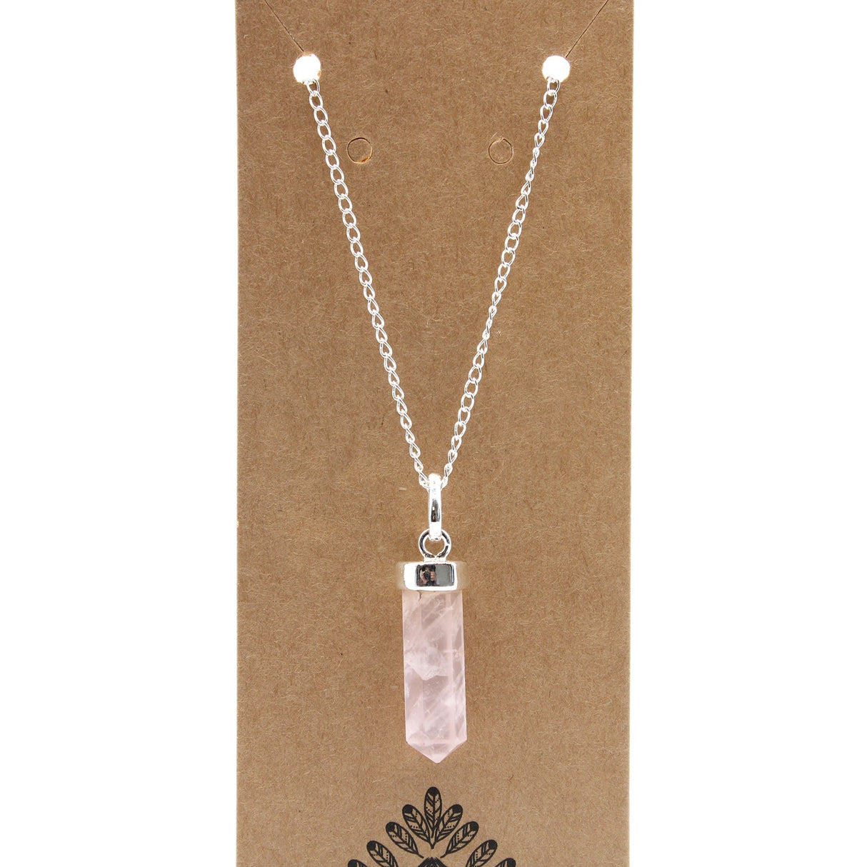 Rose Quartz - Pendant - Gemstone Point - SHAMTAM.COM