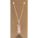 Rose Quartz - Pendant - Gemstone Point - SHAMTAM.COM
