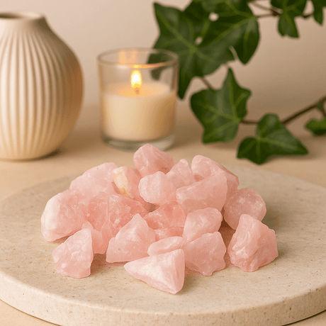 Rose Quartz Raw Crystals 500g - SHAMTAM.COM