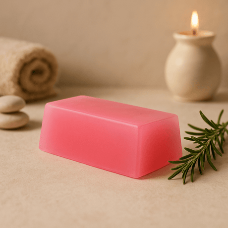 Rosemary Soap Loaf Pink Essential Oil 1.3 kg - SHAMTAM.COM
