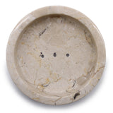 Round Honey Marble Flat Soap Dish - SHAMTAM.COM