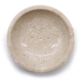 Round Honey Marble Rounded Soap Dish - SHAMTAM.COM