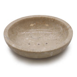 Round Honey Marble Rounded Soap Dish - SHAMTAM.COM