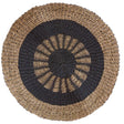 Seagrass Rug Black & Tan - Inner Sun - 1m - SHAMTAM.COM