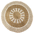 Seagrass Rug White & Tan - Inner Sun - 1m - SHAMTAM.COM