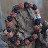 Rudraksha Bracelet Buddha Mala - Mix - SHAMTAM.COM