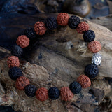 Rudraksha Bracelet Buddha Mala - Mix - SHAMTAM.COM