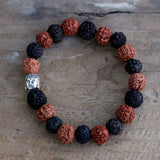 Rudraksha Bracelet Buddha Mala - Mix - SHAMTAM.COM