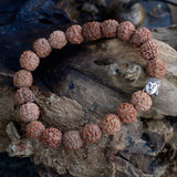 Rudraksha Bracelet Buddha Mala - Natural - SHAMTAM.COM