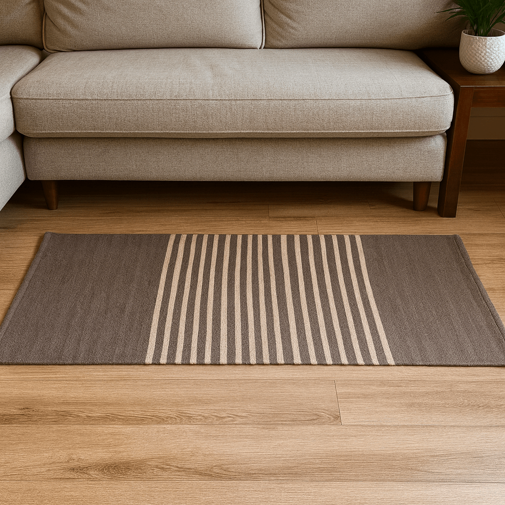 Rug Boho Grey Cotton 70x170 cm - SHAMTAM.COM