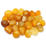 Yellow Onyx Runes Stone Set in Pouch - SHAMTAM.COM