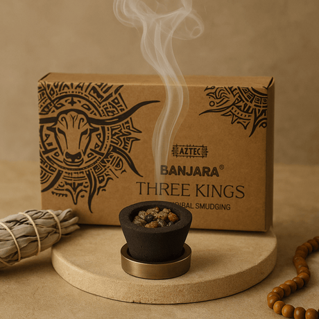Sage Smudge Cups Three Kings Banjara - SHAMTAM.COM