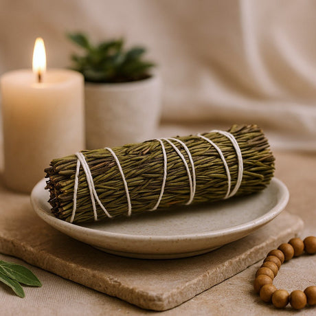Sage Smudge Stick Romero Sage 10 cm - SHAMTAM.COM
