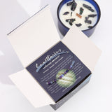 Sagittarius Zodiac Crystal Candle and Gemstone Bracelet Set - Celestial Astrology Gift with Amethyst, Sodalite, and Black Obsidian - SHAMTAM.COM