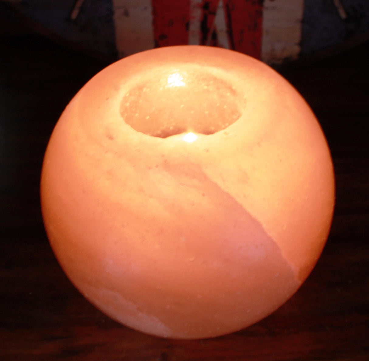 Salt Candle Holder - Round - SHAMTAM.COM