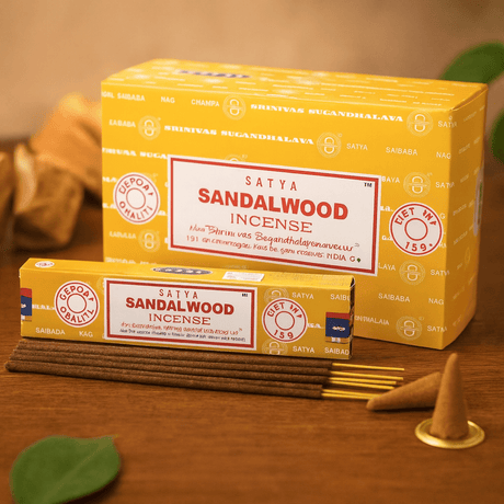 Sandalwood Incense Sticks 15g Satya - SHAMTAM.COM