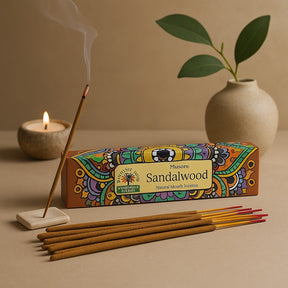 Sandalwood Incense Sticks Masala, Namaste Mandala - SHAMTAM.COM