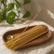 Satya Incense 15gm - 7 Archangels — styled in a warm, naturally lit interior