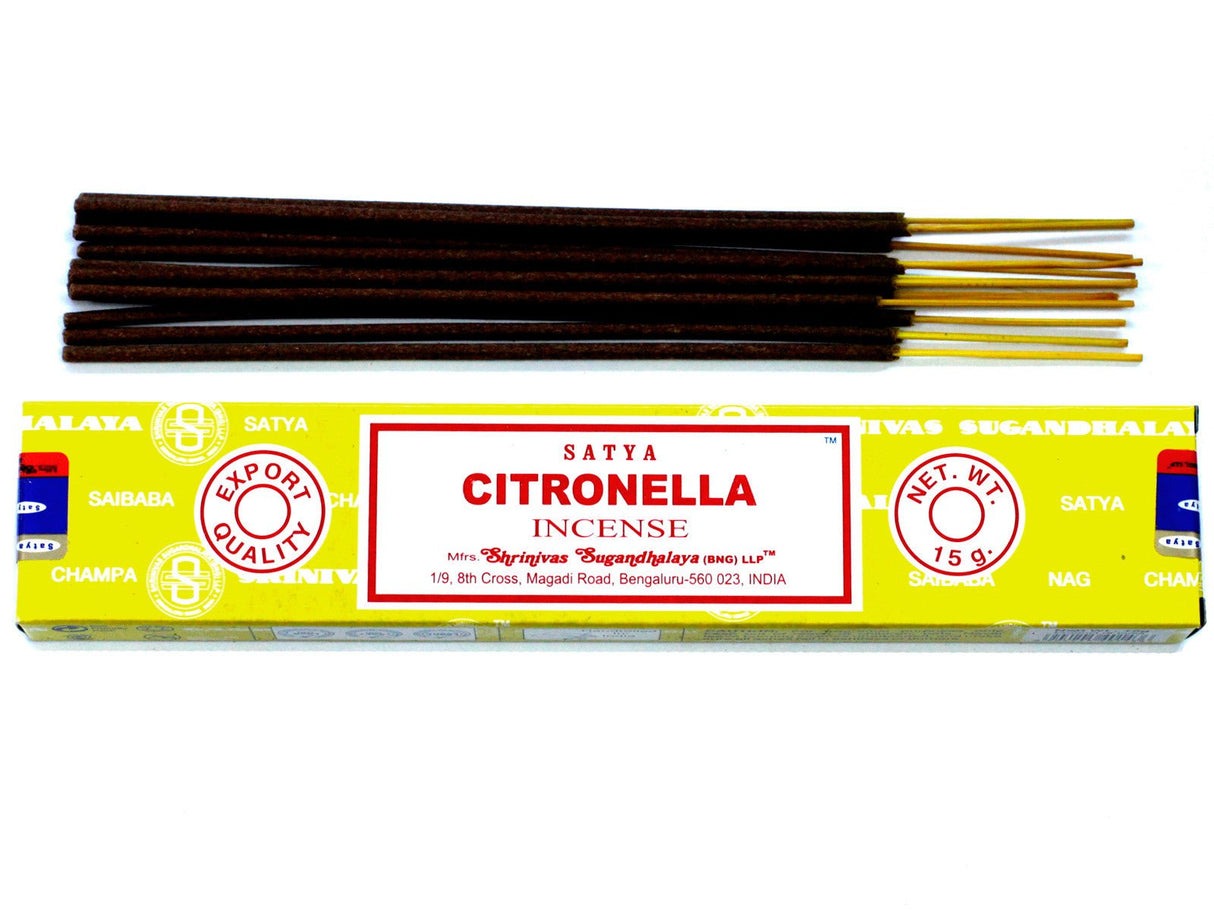 Citronella Incense -  Satya 15g - SHAMTAM.COM